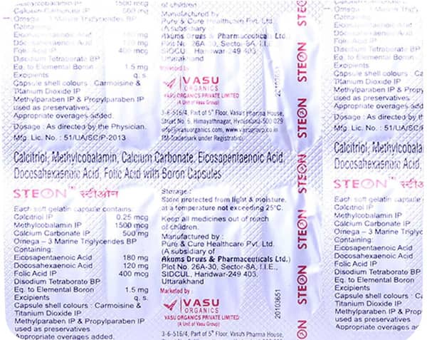 Steon Strip Of 10 Capsules