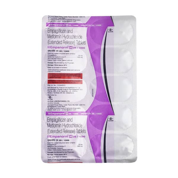 Empanorm M 25/1000Mg Strip Of 10 Tablets