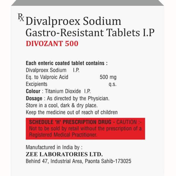 Divozant 500Mg Strip Of 10 Tablets