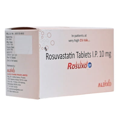 Rosuxo 10mg Strip Of 15 Tablets