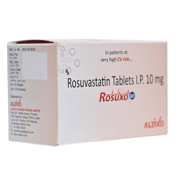 Rosuxo 10Mg Strip Of 15 Tablets