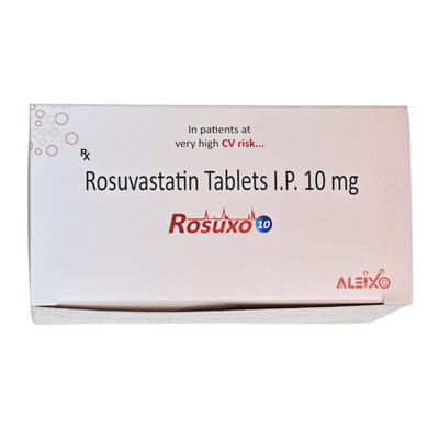 Rosuxo 10mg Strip Of 15 Tablets