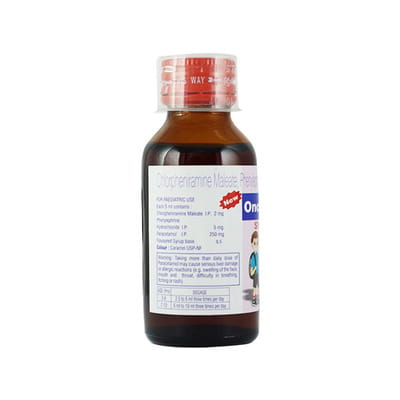 Oncet Cf Bottle Of 60ml Syrup