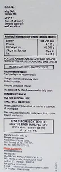 Zincitotal Bottle Of 100ml Suspension