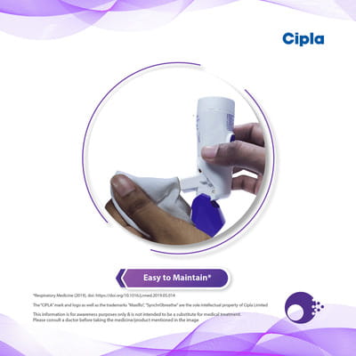Maxiflo Synchrobreathe 250mcg Box Of 120 Metered Dose Inhaler 