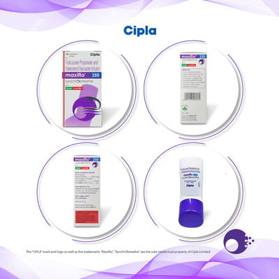 Maxiflo Synchrobreathe 250mcg Box Of 120 Metered Dose Inhaler 