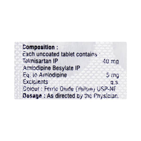 Telfirst Am 40Mg Strip Of 15 Tablets