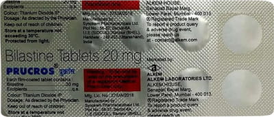 Prucros 20mg Strip Of 10 Tablets