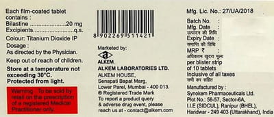 Prucros 20mg Strip Of 10 Tablets