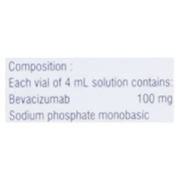 Bevarest 100mg Vial Of 4ml Solution For Infusion