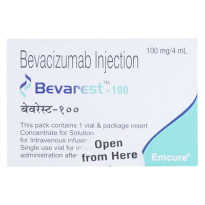 Bevarest 100mg Vial Of 4ml Solution For Infusion