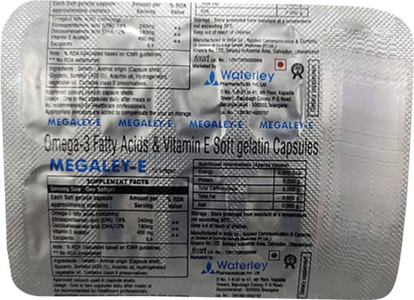 Megaley E Strip Of 10 Capsules