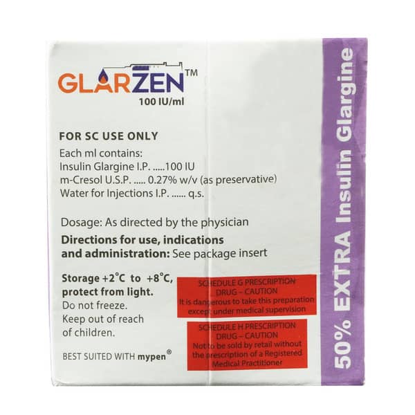 Glarzen 100Iu Pre Filled Pen Of 3Ml Injection
