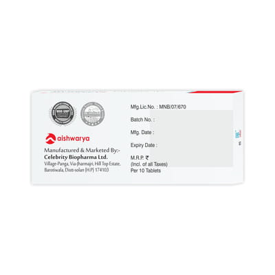 Torsecel 10mg Strip Of 10 Tablets