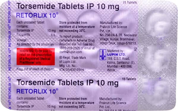 Retorlix 10Mg Strip Of 15 Tablets