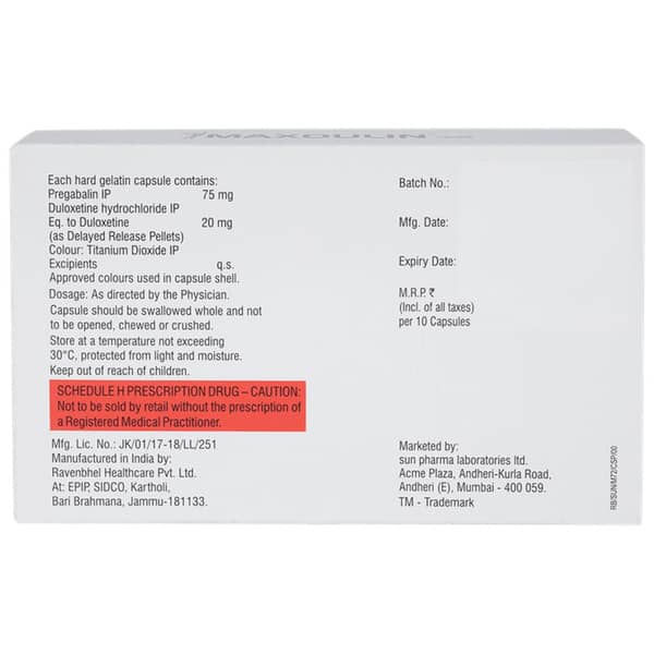 Maxdulin 75/20 Capsule