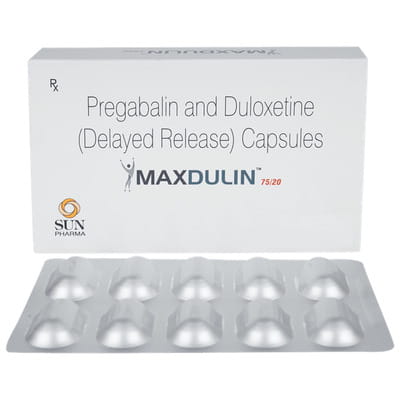Maxdulin 75/20 Strip Of 10 Capsules