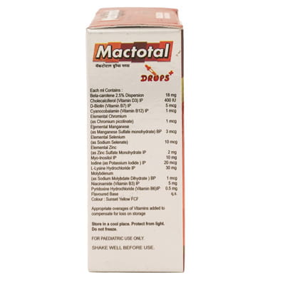 Mactotal Drops Plus Bottle Of 15ml Oral Drops