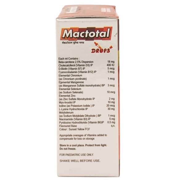 Mactotal Drops Plus Bottle Of 15ml Oral Drops