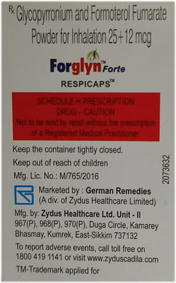 Forglyn Forte Box Of 30 Respicaps