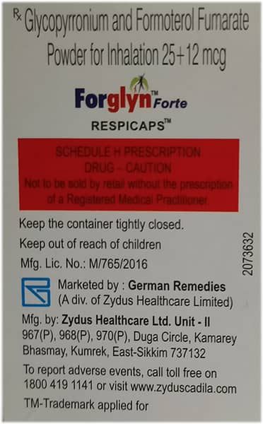 Forglyn Forte Box Of 30 Respicaps