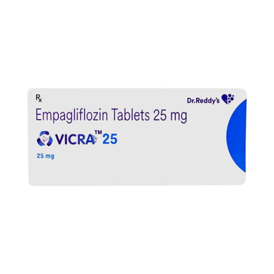 Vicra 25mg Strip Of 10 Tablets