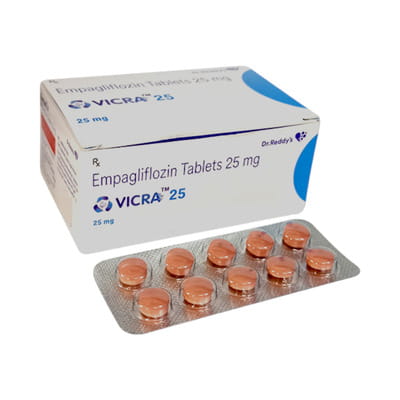 Vicra 25mg Strip Of 10 Tablets