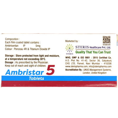 Ambristar 5mg Strip Of 10 Tablets