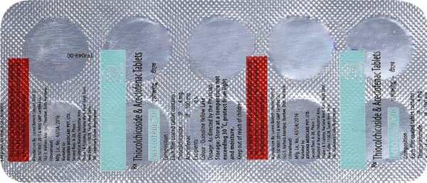 Aceclotrue Th Strip Of 10 Tablets