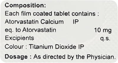 Atortrue 10mg Strip Of 15 Tablets