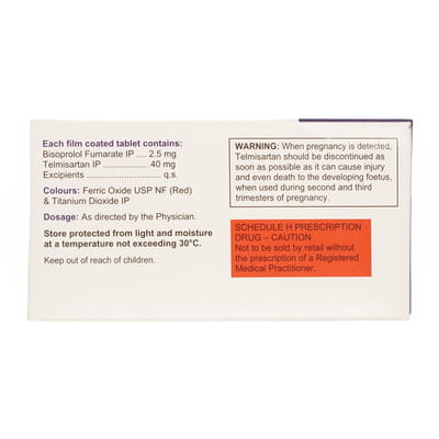 Bisofig T 2.5mg Strip Of 10 Tablets