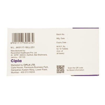 Bisofig T 2.5mg Strip Of 10 Tablets