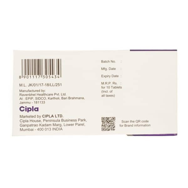 Bisofig T 2.5Mg Strip Of 10 Tablets