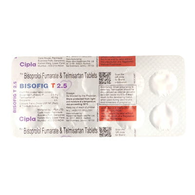 Bisofig T 2.5mg Strip Of 10 Tablets