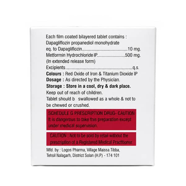 Dapatic M 500Mg Strip Of 10 Tablets