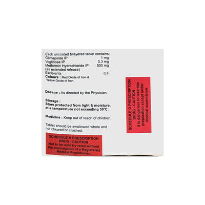 Switglim Mv 1/0.3mg Strip Of 15 Tablets