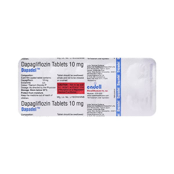 Dapadel Strip Of 10 Tablets