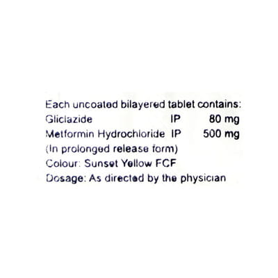 Loyzide M 80/500mg Strip Of 10 Tablets