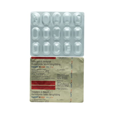 Valdiff M 850mg Strip Of 15 Tablets