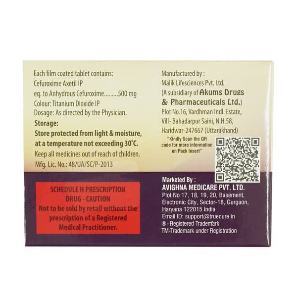 Truefuroxx 500Mg Strip Of 4 Tablets