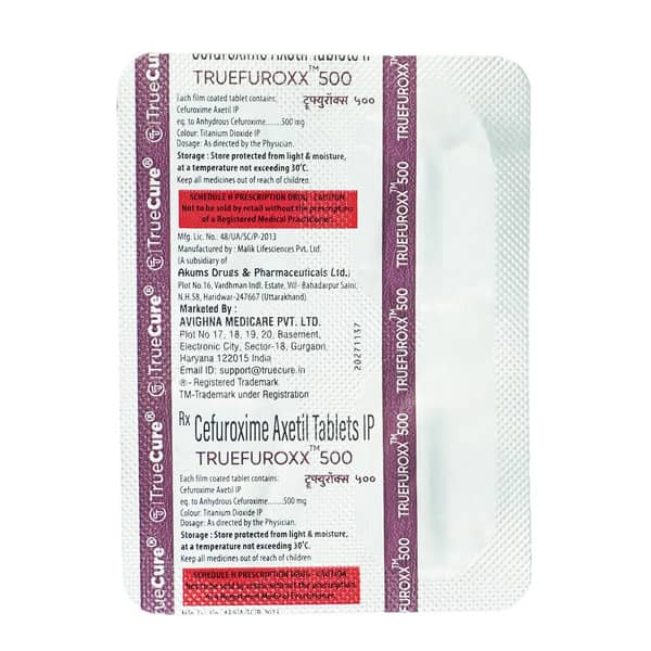 Truefuroxx 500Mg Strip Of 4 Tablets
