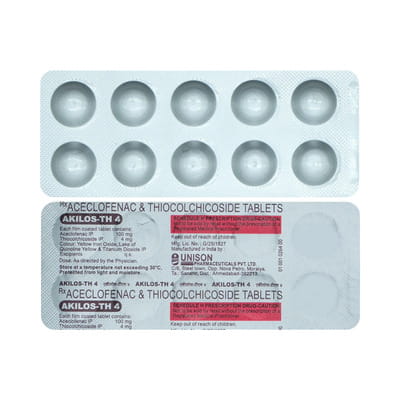 Akilos Th 4mg Strip Of 10 Tablets
