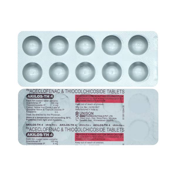 Akilos Th 4mg Strip Of 10 Tablets