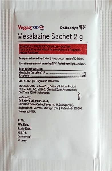 Vegaz Od 2gm Sachet Of 3.33gm Granules