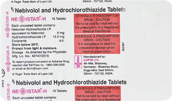 Nebistar H Strip Of 15 Tablets
