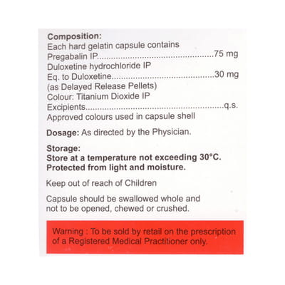 Neurokem D 75/30mg Strip Of 10 Capsules