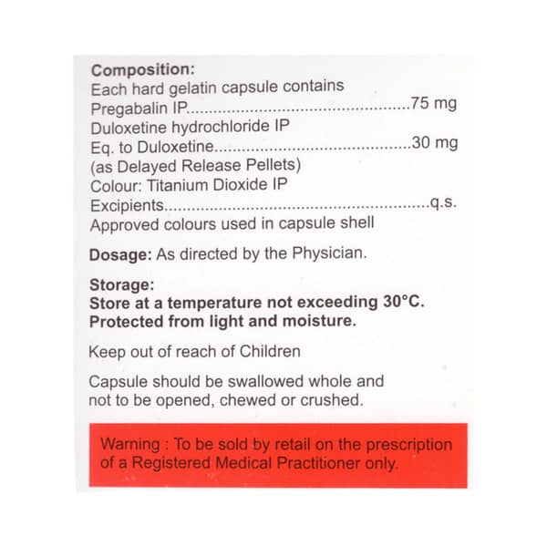 Neurokem D 75/30mg Strip Of 10 Capsules