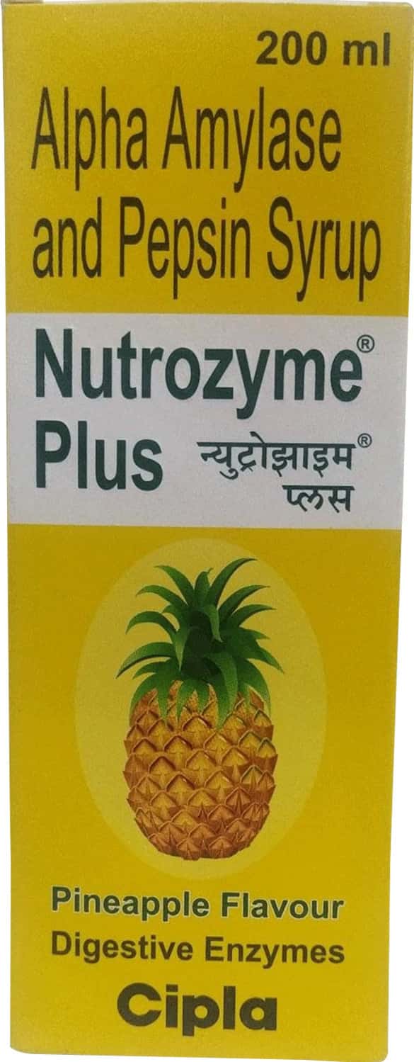 Nutrozyme Plus Pineapple Flavour Bottle Of 200ml Syrup: Uses, Side ...