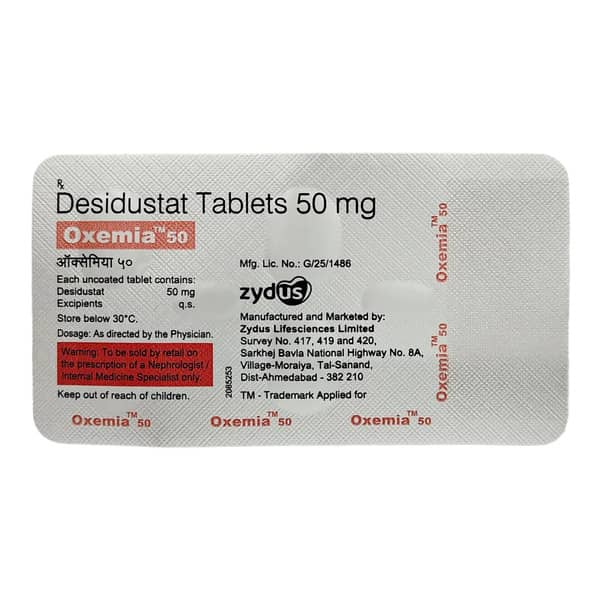 Oxemia 50Mg Strip Of 6 Tablets