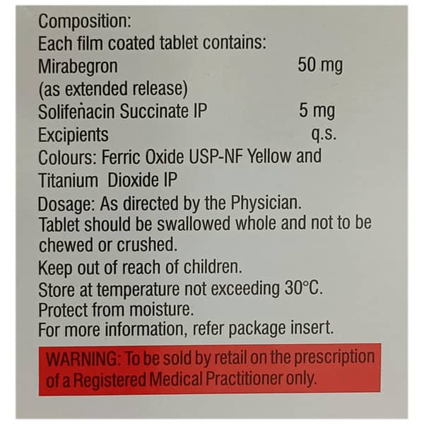 Mirago S 50mg Strip Of 10 Tablets